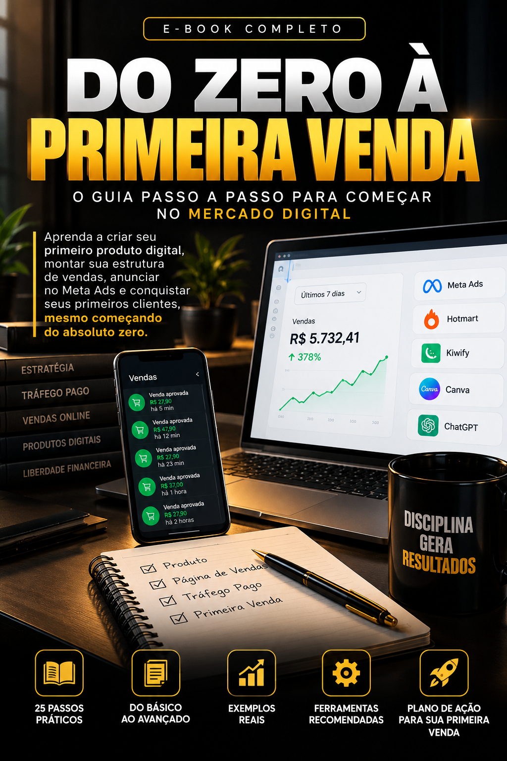 Capa do eBook Do Zero à Primeira Venda